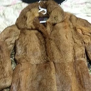 Fox fur coat